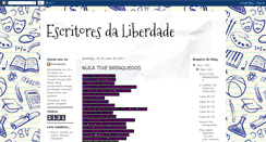 Desktop Screenshot of escritoresdaliberdade-estudante.blogspot.com