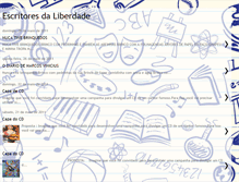 Tablet Screenshot of escritoresdaliberdade-estudante.blogspot.com