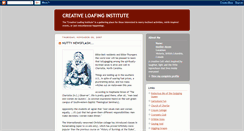 Desktop Screenshot of creativeloafinginstitute.blogspot.com