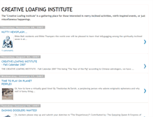 Tablet Screenshot of creativeloafinginstitute.blogspot.com