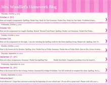 Tablet Screenshot of mrswoodliefshomework.blogspot.com