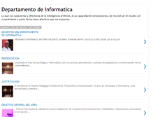 Tablet Screenshot of departamentodeinformatica2009.blogspot.com