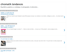 Tablet Screenshot of chromatiktendances.blogspot.com