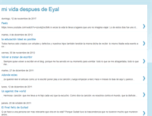 Tablet Screenshot of mividadespuesdeeyal.blogspot.com