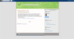 Desktop Screenshot of edwordscissorhands.blogspot.com