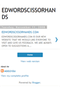 Mobile Screenshot of edwordscissorhands.blogspot.com