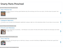 Tablet Screenshot of mysmartypantspreschool.blogspot.com