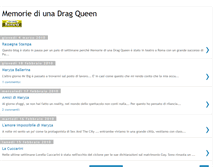 Tablet Screenshot of memoriediunadragqueen.blogspot.com