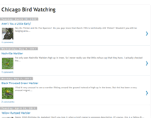 Tablet Screenshot of chicagobirdwatcher.blogspot.com