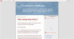 Desktop Screenshot of evolutionarymiddleman.blogspot.com