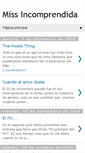 Mobile Screenshot of misssincomprendida.blogspot.com