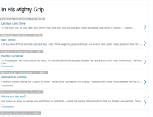 Tablet Screenshot of inhismightygripyouth.blogspot.com