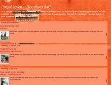 Tablet Screenshot of frugal-levensstijl.blogspot.com