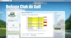 Desktop Screenshot of donanaclubdegolf.blogspot.com