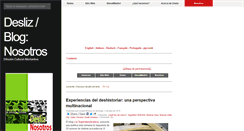 Desktop Screenshot of desliznosotros.blogspot.com
