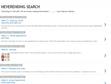 Tablet Screenshot of jia-neverendingsearch.blogspot.com