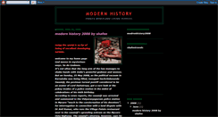 Desktop Screenshot of modernhistory2008.blogspot.com