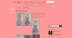 Desktop Screenshot of monicaonlinefashion.blogspot.com