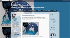 Desktop Screenshot of brisbanewikileaksdefence.blogspot.com