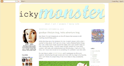 Desktop Screenshot of ickymonster.blogspot.com