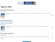 Tablet Screenshot of childrenyoga.blogspot.com