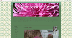 Desktop Screenshot of amontessorihome.blogspot.com