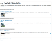 Tablet Screenshot of myeco-farm.blogspot.com