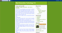 Desktop Screenshot of nextgenerationtechnology4u.blogspot.com