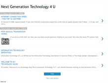 Tablet Screenshot of nextgenerationtechnology4u.blogspot.com