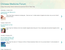 Tablet Screenshot of chinesemedicinesalon.blogspot.com