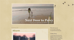 Desktop Screenshot of nextdoorpercy.blogspot.com