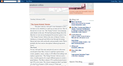 Desktop Screenshot of amateurecritics.blogspot.com