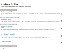 Tablet Screenshot of amateurecritics.blogspot.com