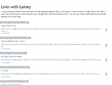 Tablet Screenshot of livinwithlainey.blogspot.com