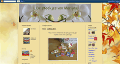 Desktop Screenshot of desteekjesvanmarijna.blogspot.com