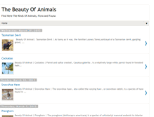 Tablet Screenshot of beauty-animal.blogspot.com