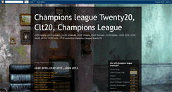 Desktop Screenshot of airtel-championsleaguetwenty20.blogspot.com