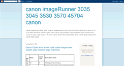 Desktop Screenshot of canoncopiercopiers.blogspot.com