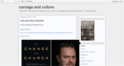 Desktop Screenshot of carnageandculture.blogspot.com