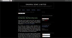 Desktop Screenshot of dwarkagems.blogspot.com