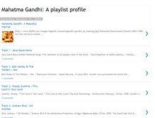 Tablet Screenshot of gandhiplaylist.blogspot.com