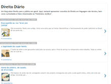Tablet Screenshot of direitodiario.blogspot.com