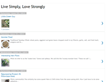 Tablet Screenshot of livesimplylovestrongly.blogspot.com