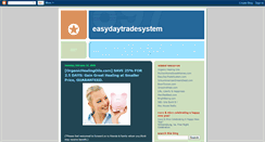 Desktop Screenshot of easydaytradesystem.blogspot.com