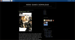 Desktop Screenshot of herogamesdownload.blogspot.com