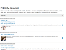 Tablet Screenshot of politichegiovanilinews.blogspot.com