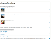 Tablet Screenshot of meagansternberg.blogspot.com