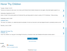 Tablet Screenshot of honorthychildren.blogspot.com