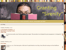 Tablet Screenshot of grantingsirenity.blogspot.com