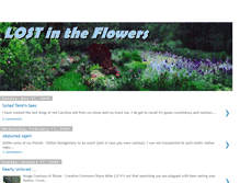 Tablet Screenshot of lostintheflowers2.blogspot.com